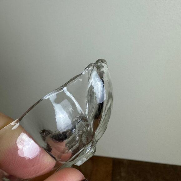 Vintage Scalloped Edge Rectangular SMALL Divided Candy Serving Dish - Picture 4 of 6